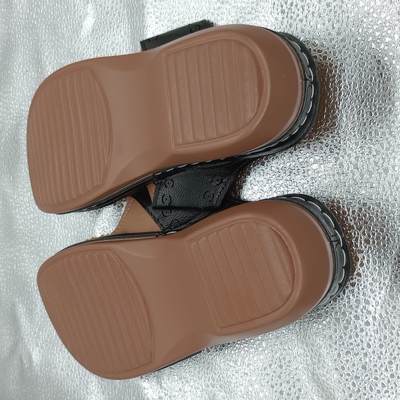 Faux Leather Sandals - Picture 3 of 3